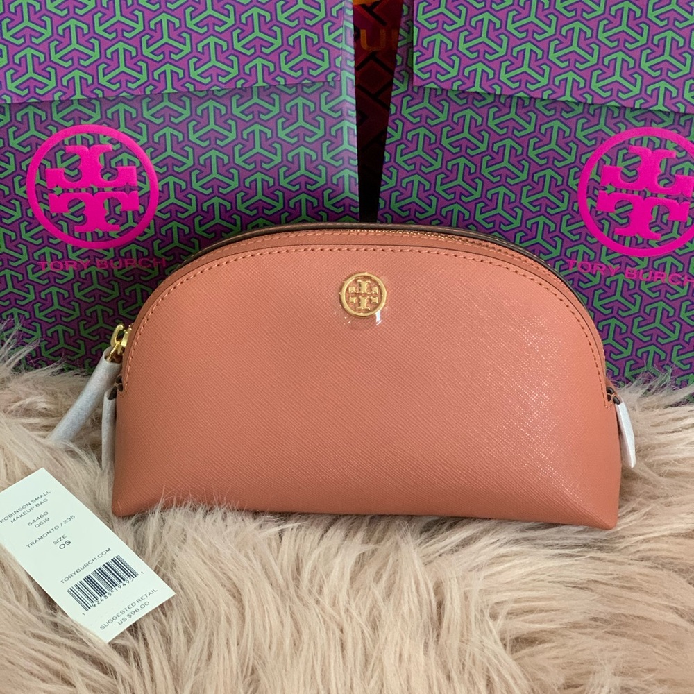 NWT Tory Burch Robinson Small Makeup Bag